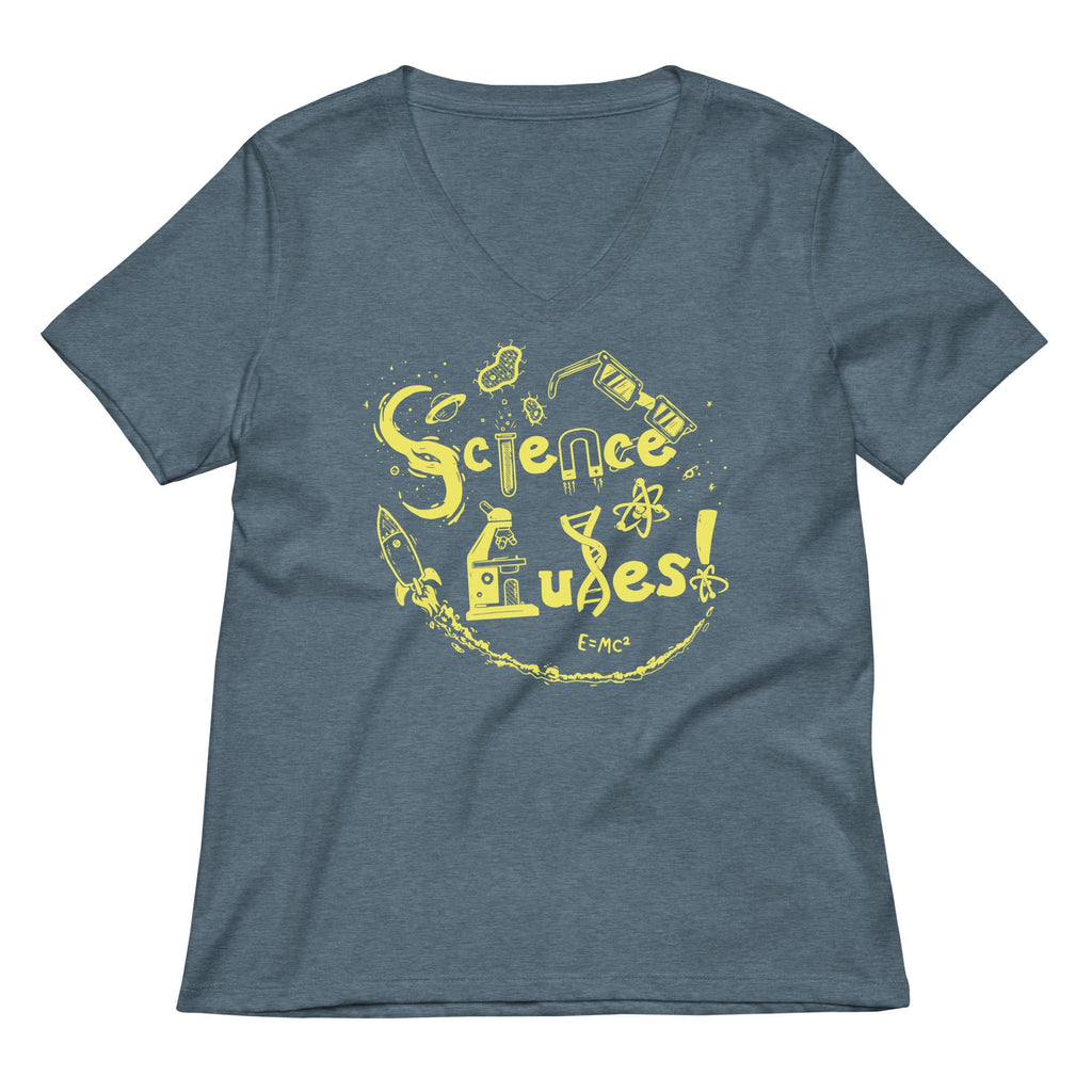 Science Rules! Women's V-Neck Tee