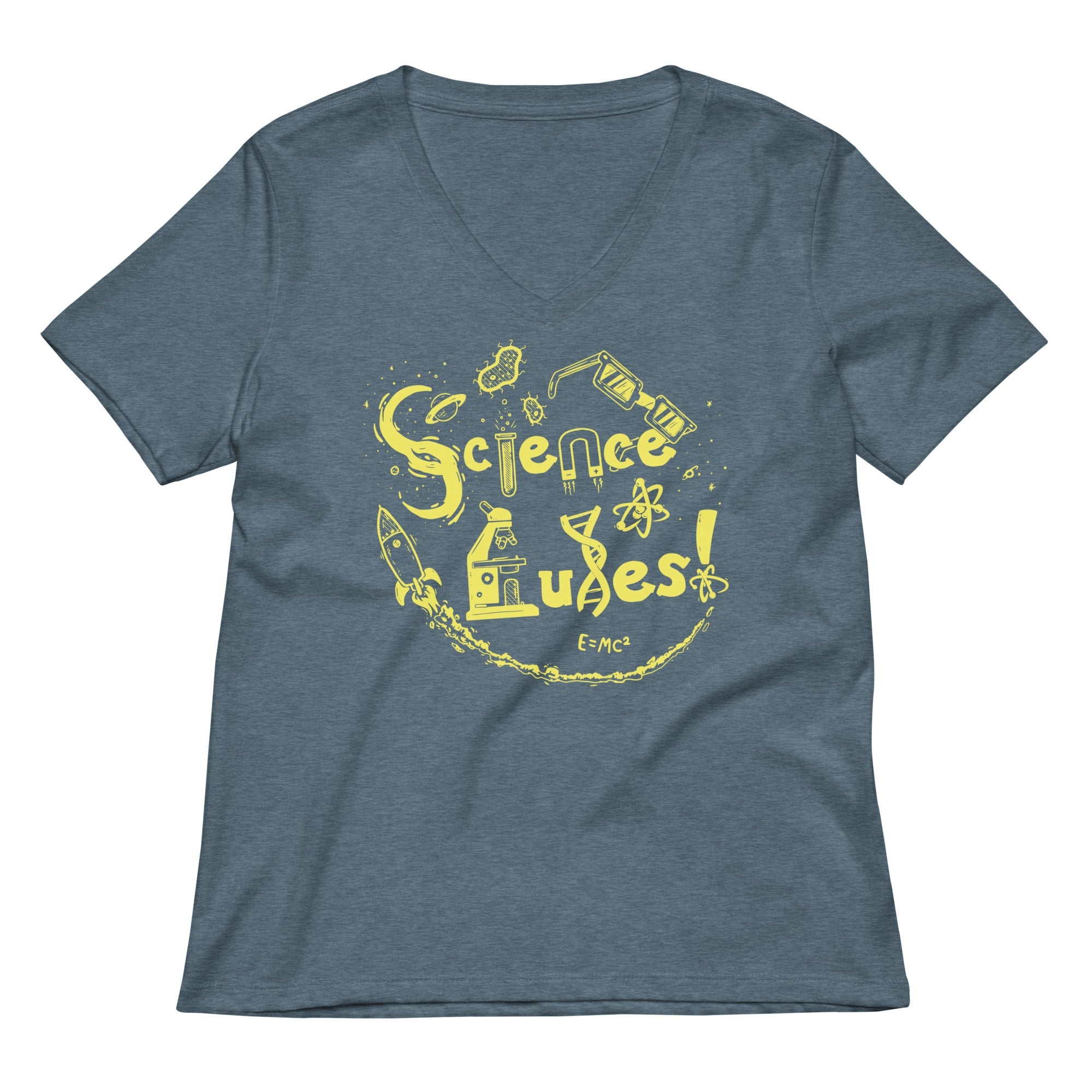 Science Rules! Women's V-Neck Tee