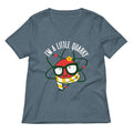 I'm A Little Quarky Women's V-Neck Tee