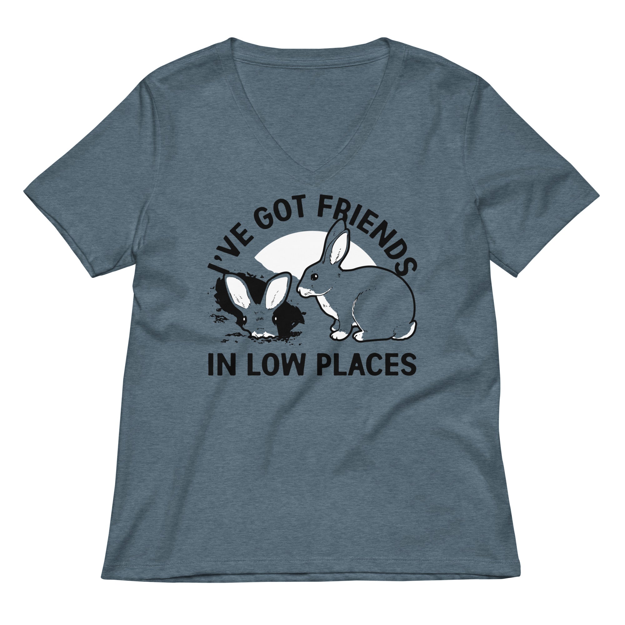 I've Got Friends In Low Places Women's V-Neck Tee