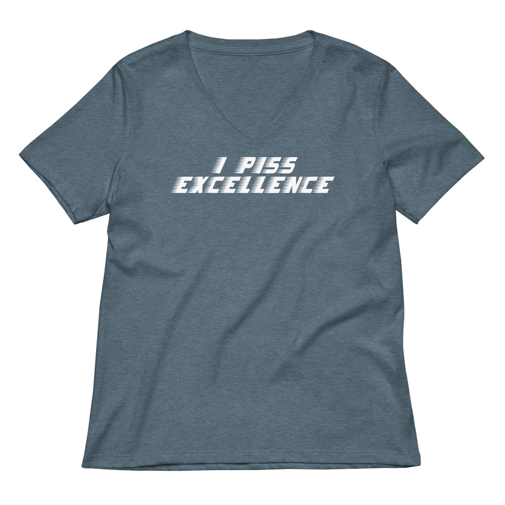 I Piss Excellence Women's V-Neck Tee