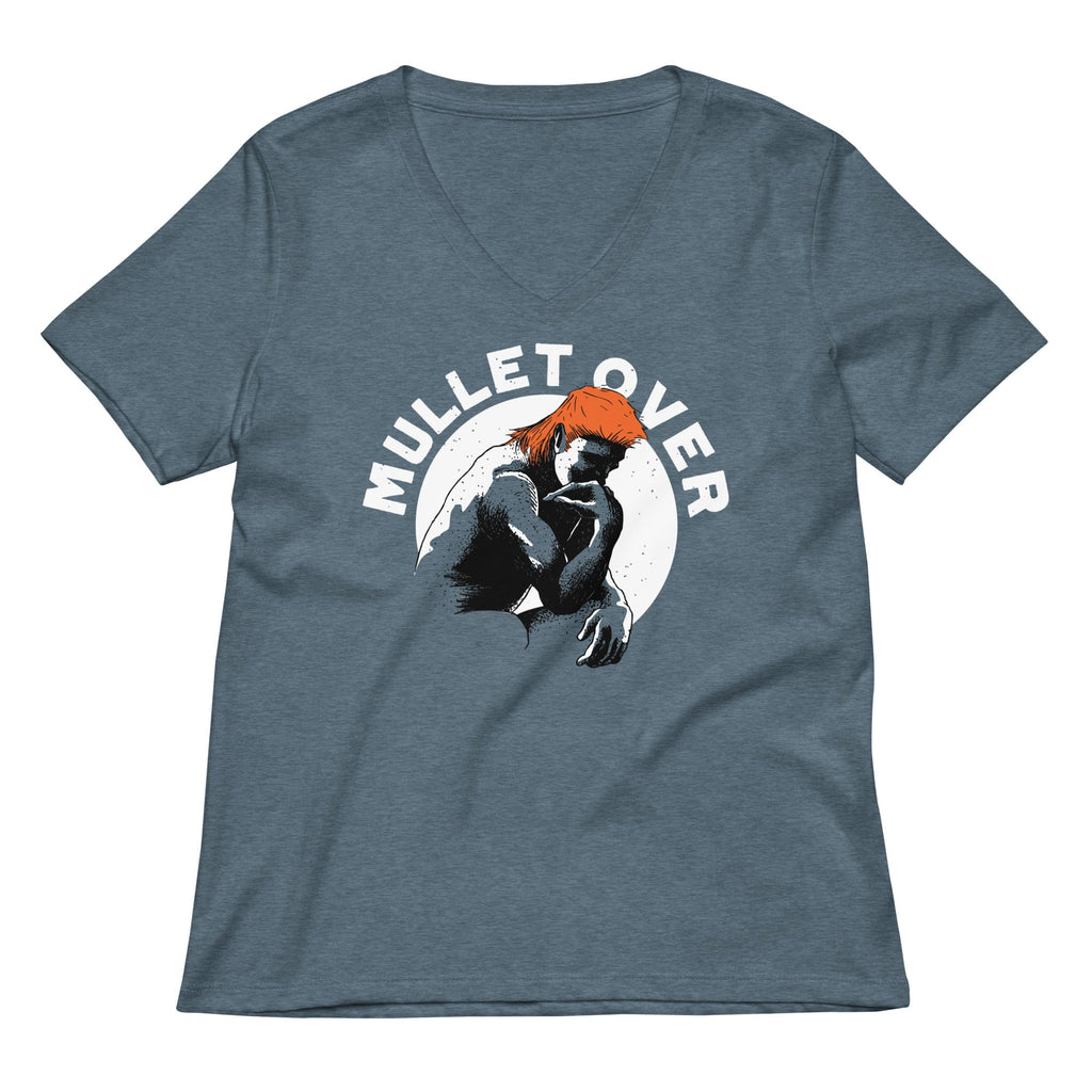 Mullet Over Women's V-Neck Tee
