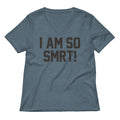 I Am So Smrt Women's V-Neck Tee