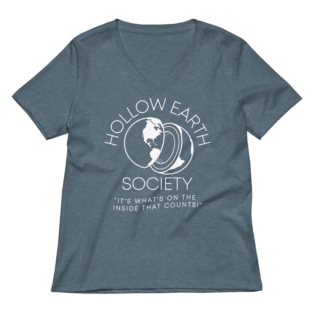 Hollow Earth Society Women's V-Neck Tee