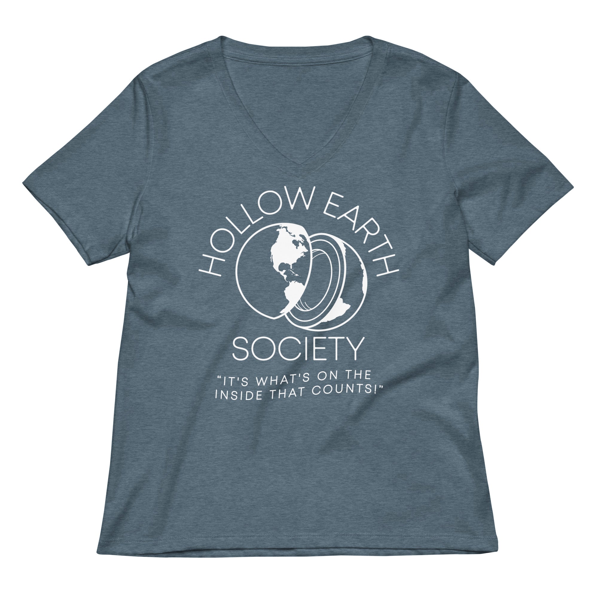 Hollow Earth Society Women's V-Neck Tee