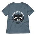 Keep It Classy And A Little Trashy Women's V-Neck Tee