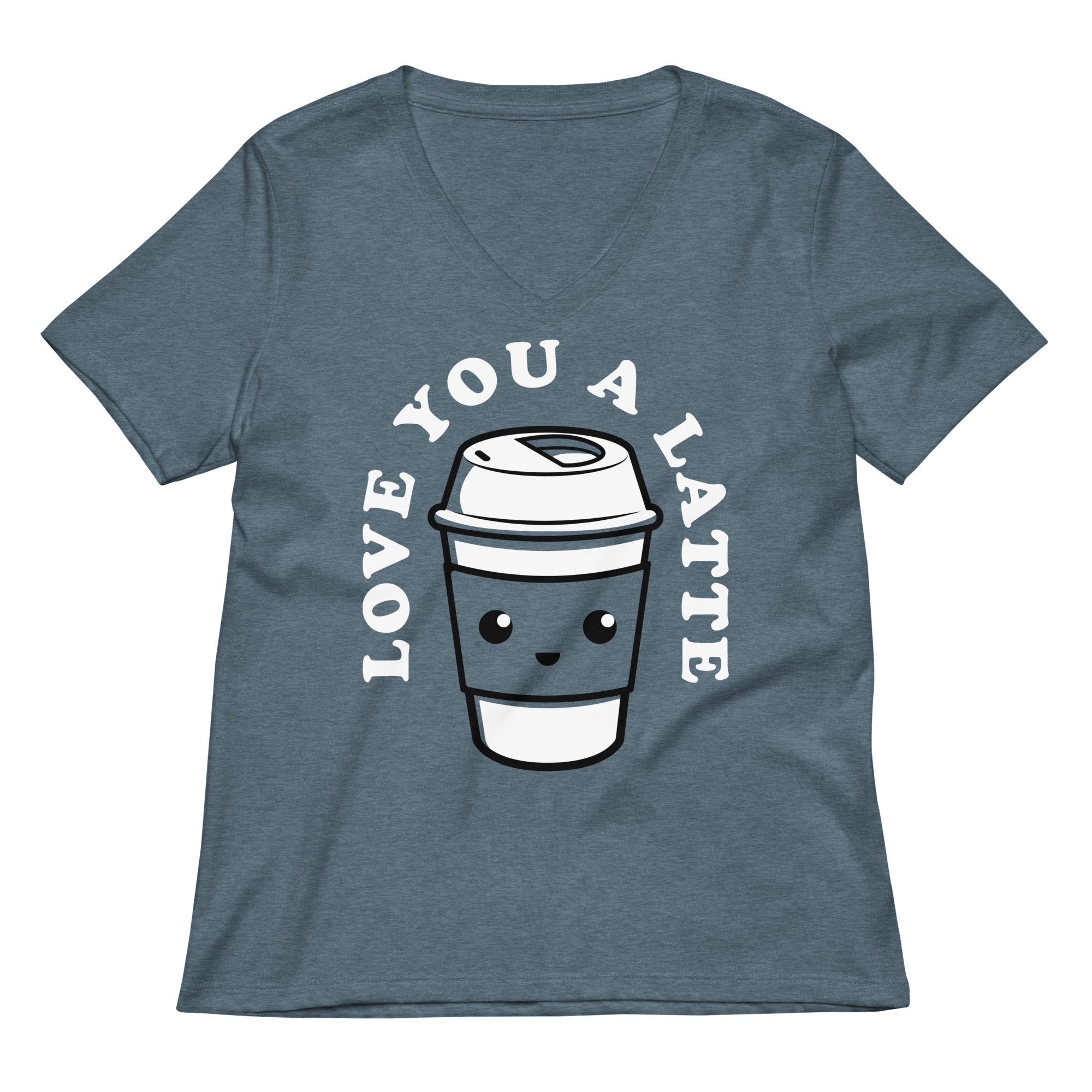 Love You A Latte Women's V-Neck Tee