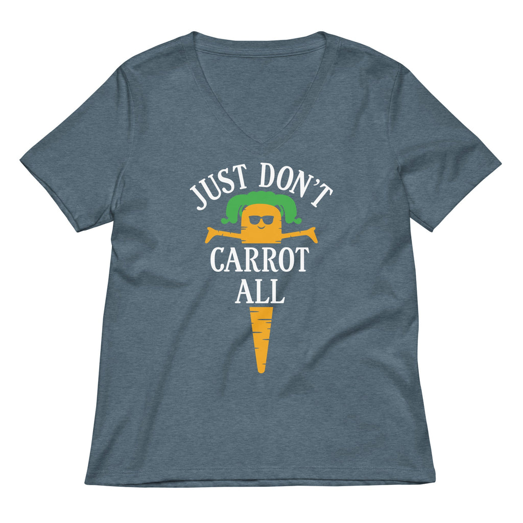 Just Don't Carrot All Women's V-Neck Tee