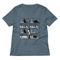 Cat Tap Women's V-Neck Tee