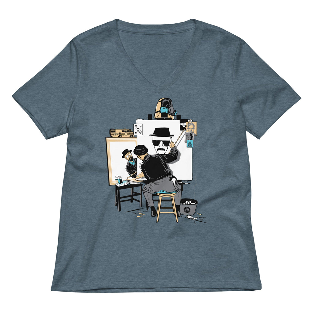 Heisenberg Self Portrait Women's V-Neck Tee