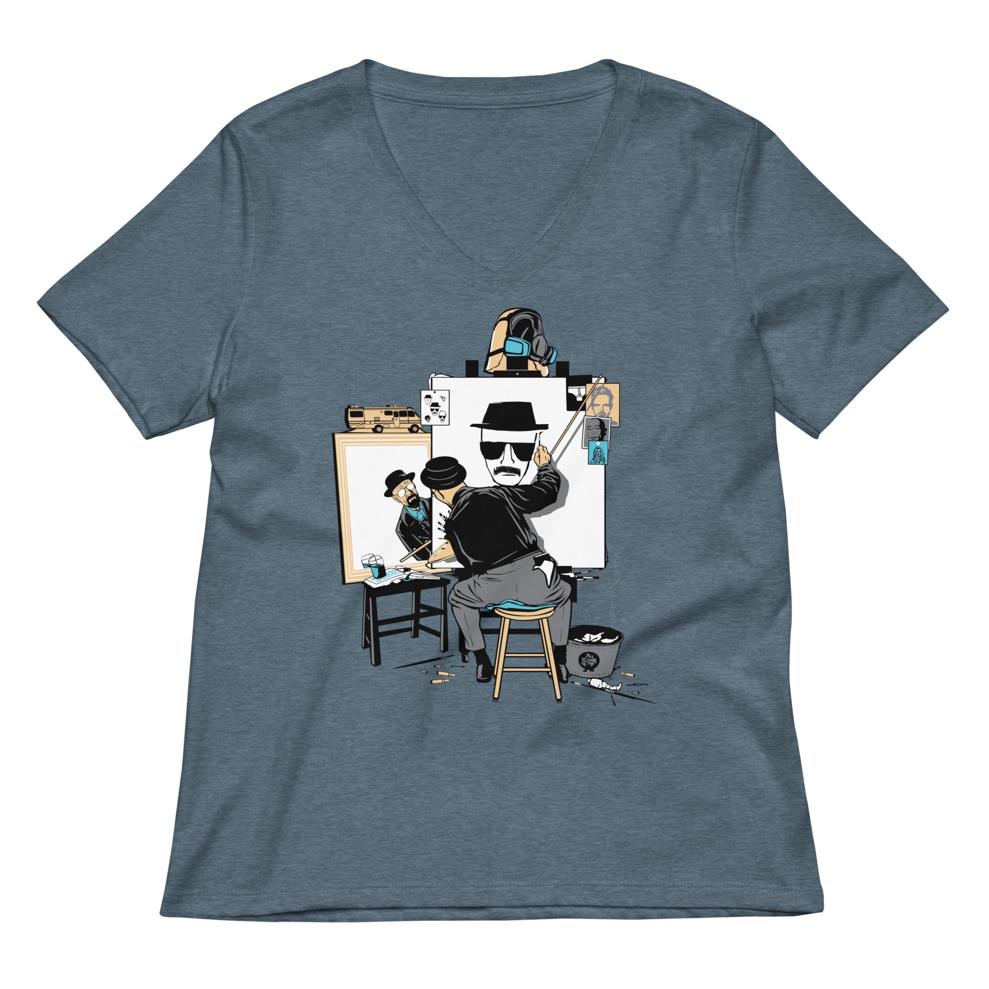 Heisenberg Self Portrait Women's V-Neck Tee