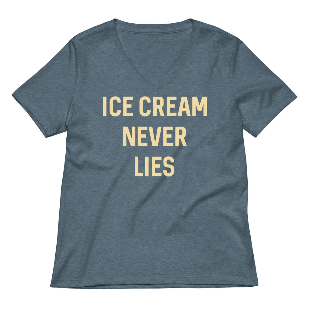 Ice Cream Never Lies Women's V-Neck Tee
