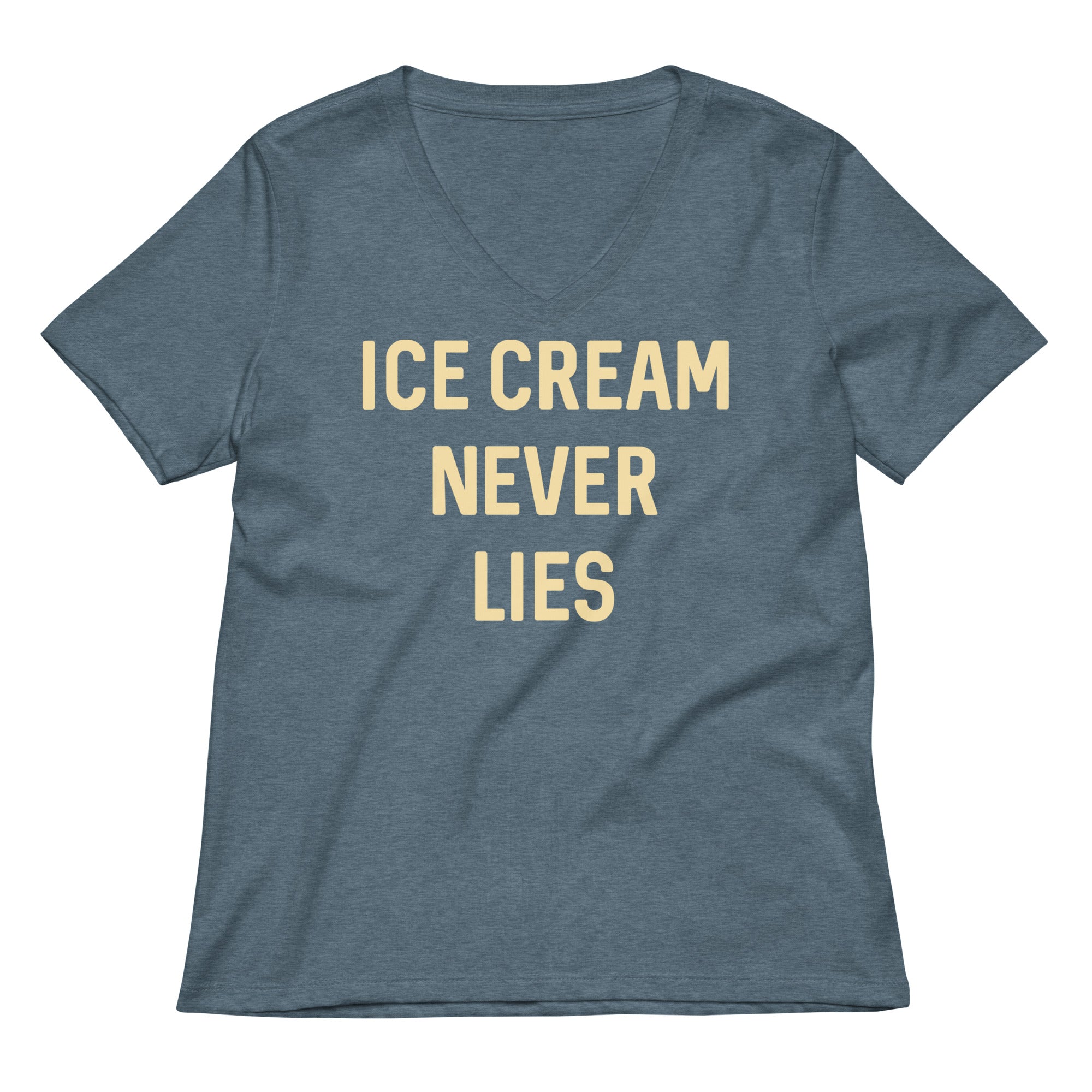 Ice Cream Never Lies Women's V-Neck Tee