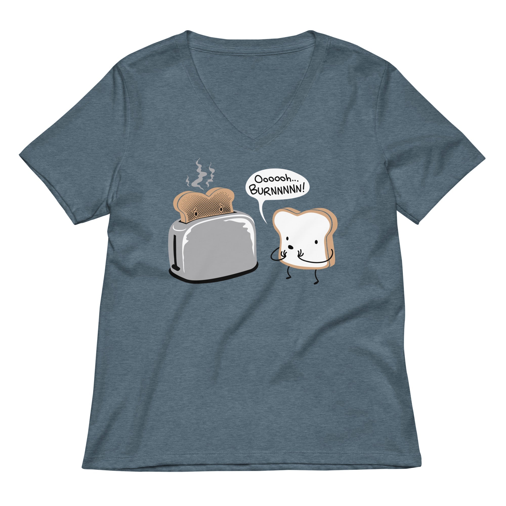 Oooooh...BURNNNNN! Women's V-Neck Tee
