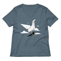 Ninja Glider Women's V-Neck Tee