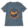 No Service Society Women's V-Neck Tee