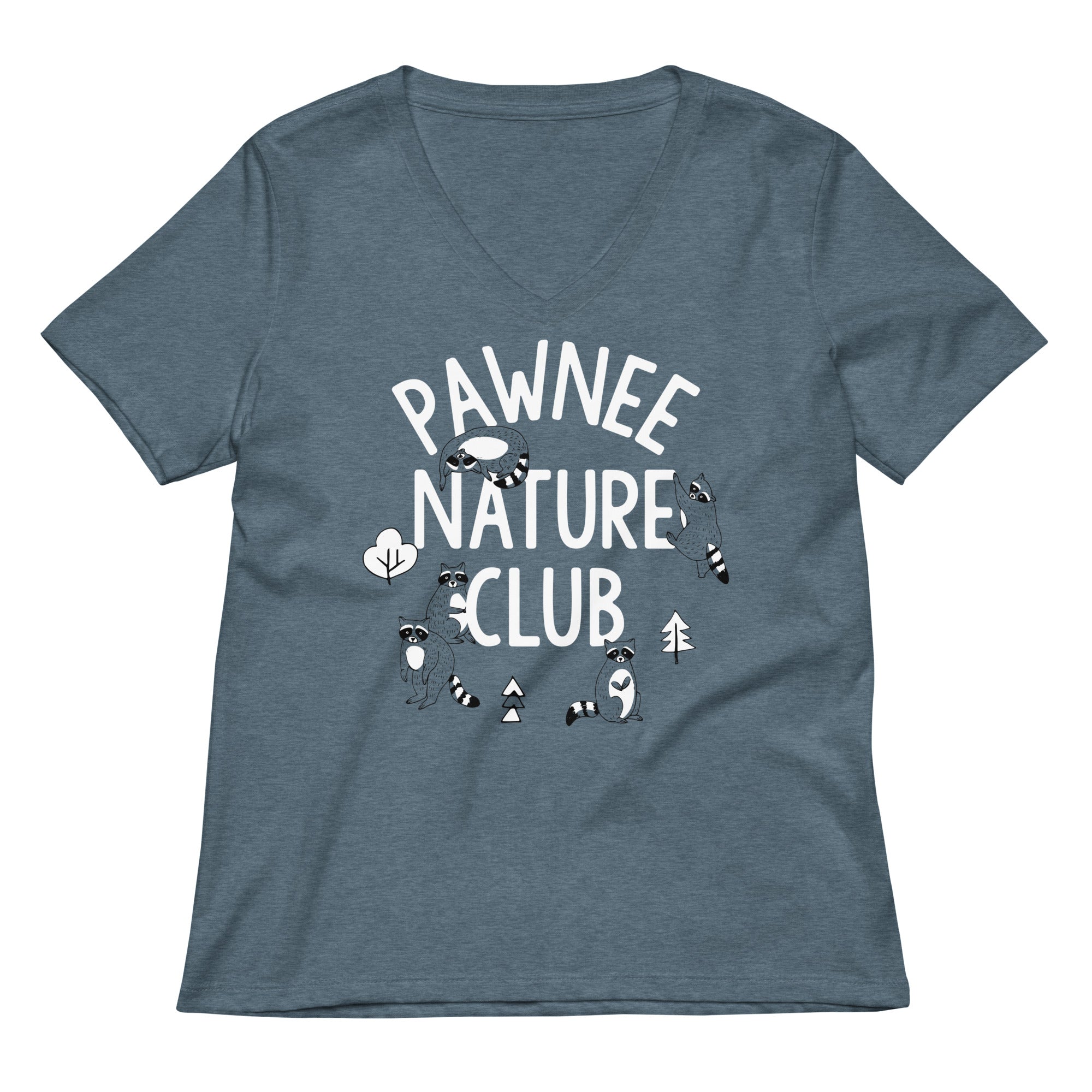 Pawnee Nature Club Women's V-Neck Tee