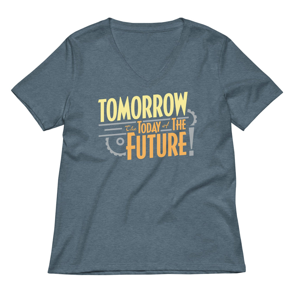 Tomorrow, The Today Of The Future Women's V-Neck Tee