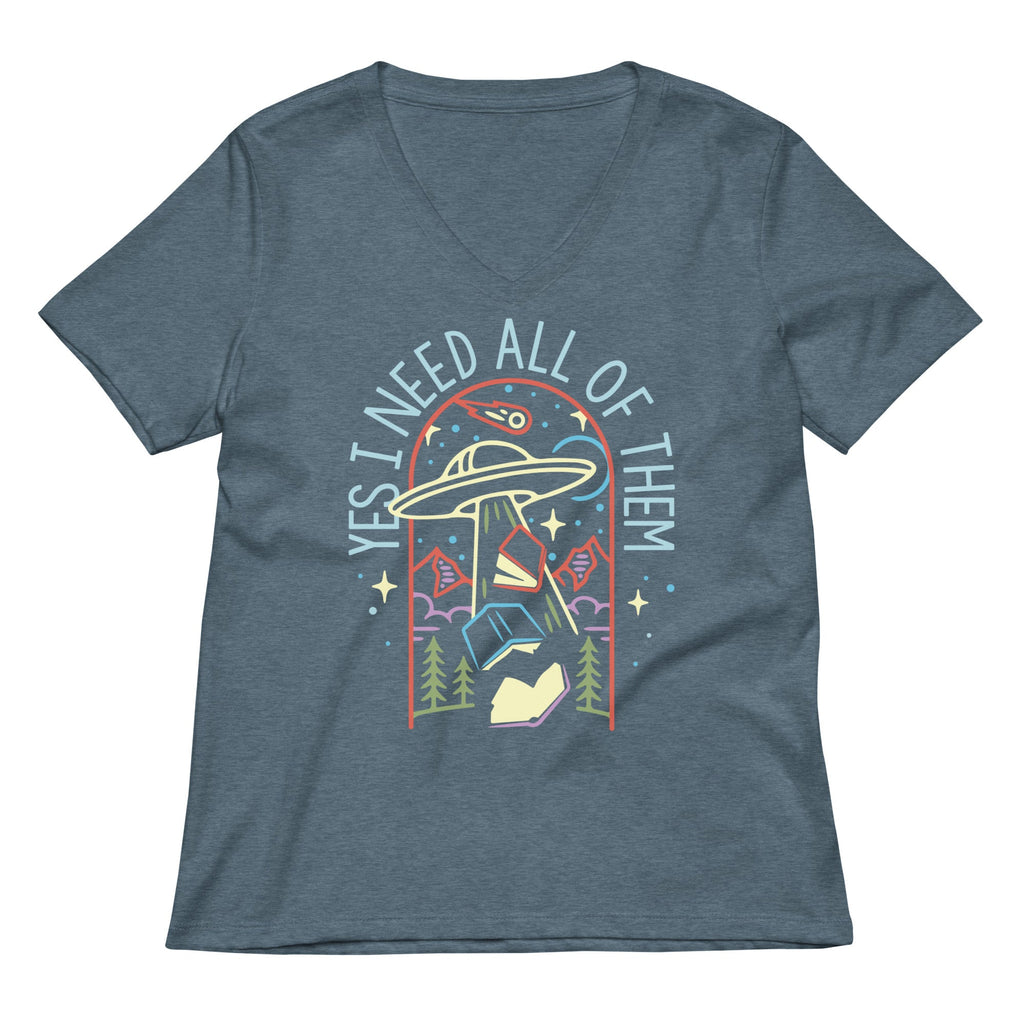Yes I Need All Of Them Women's V-Neck Tee