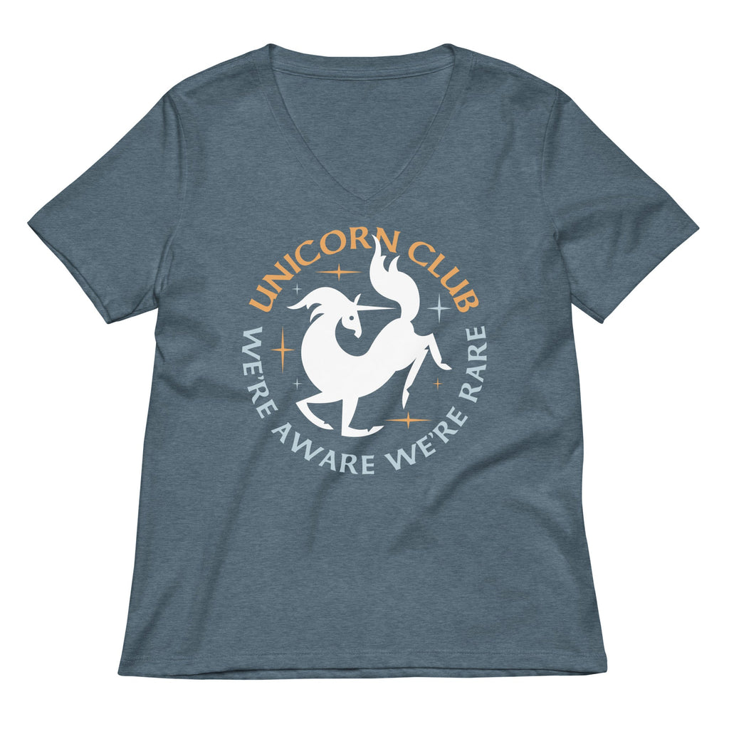 Unicorn Club Women's V-Neck Tee