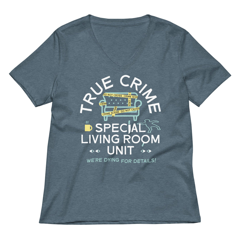 True Crime Special Living Room Unit Women's V-Neck Tee