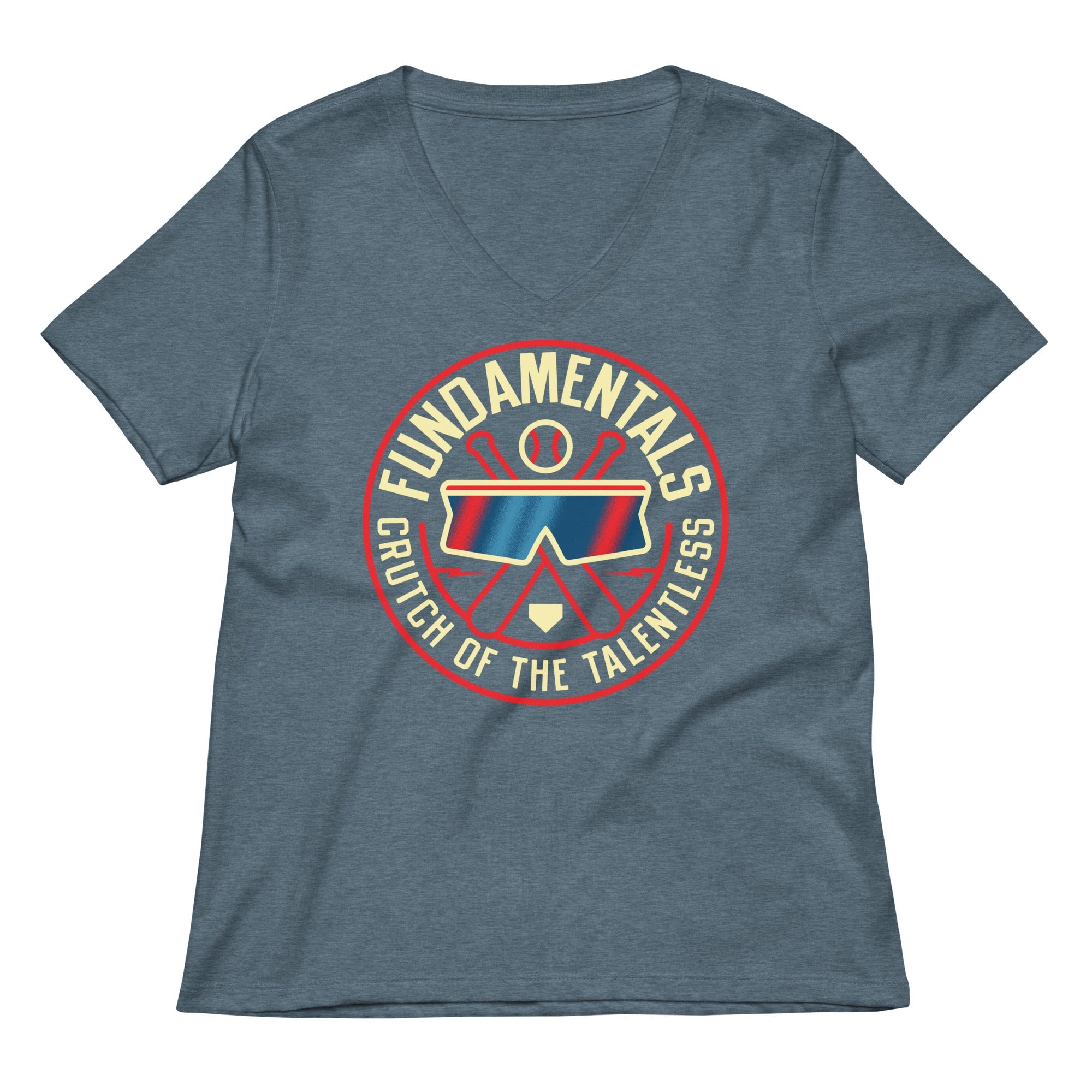 Fundamentals Crutch Of The Talentless Women's V-Neck Tee