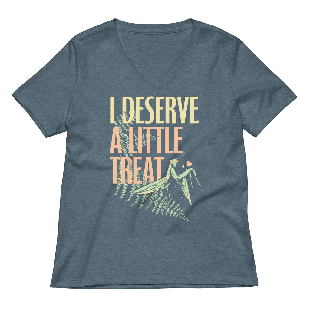 I Deserve A Little Treat Women's V-Neck Tee