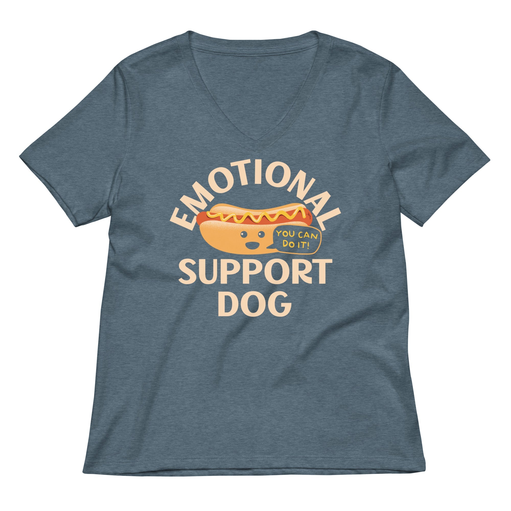 Emotional Support Dog Women's V-Neck Tee