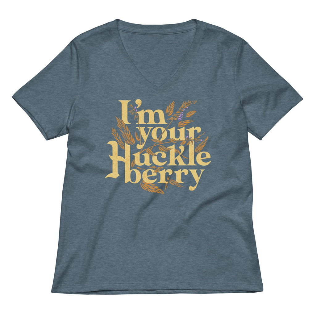 I'm Your Huckleberry Women's V-Neck Tee