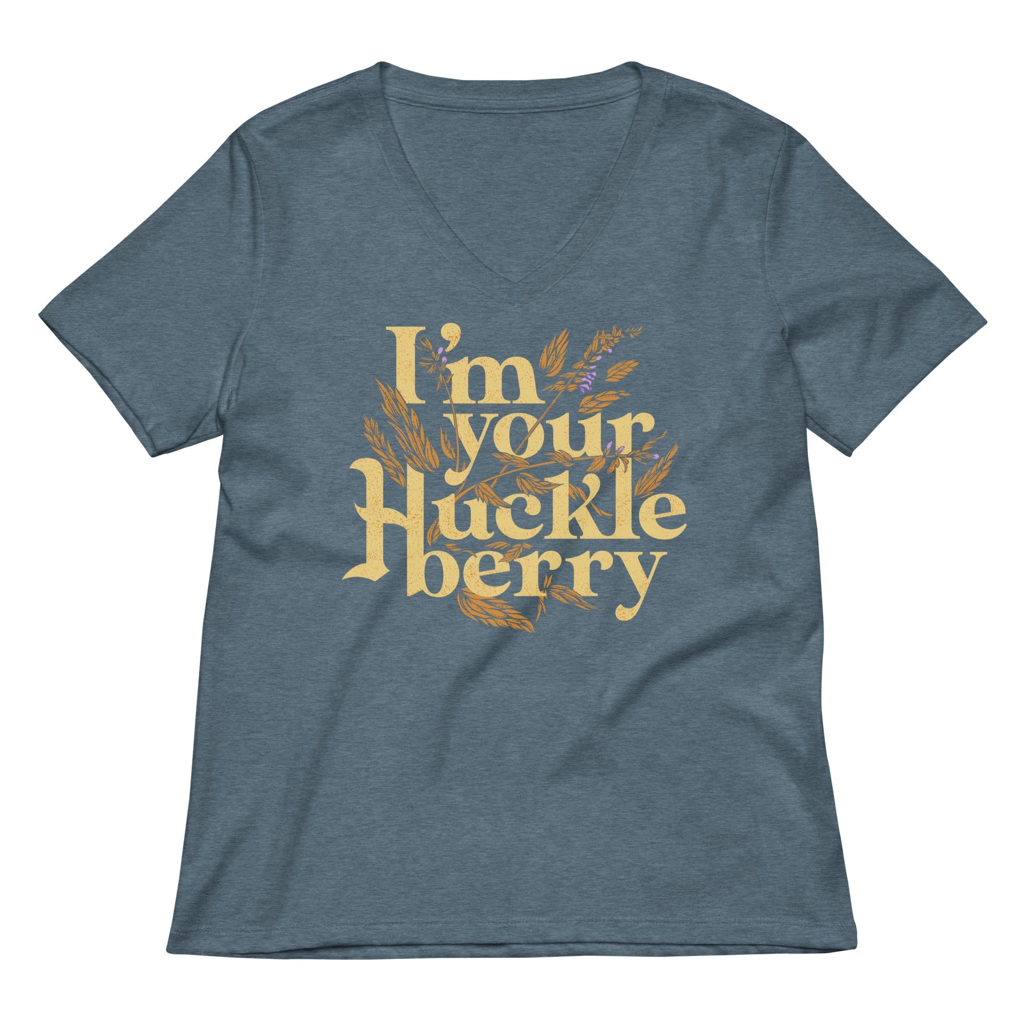 I'm Your Huckleberry Women's V-Neck Tee