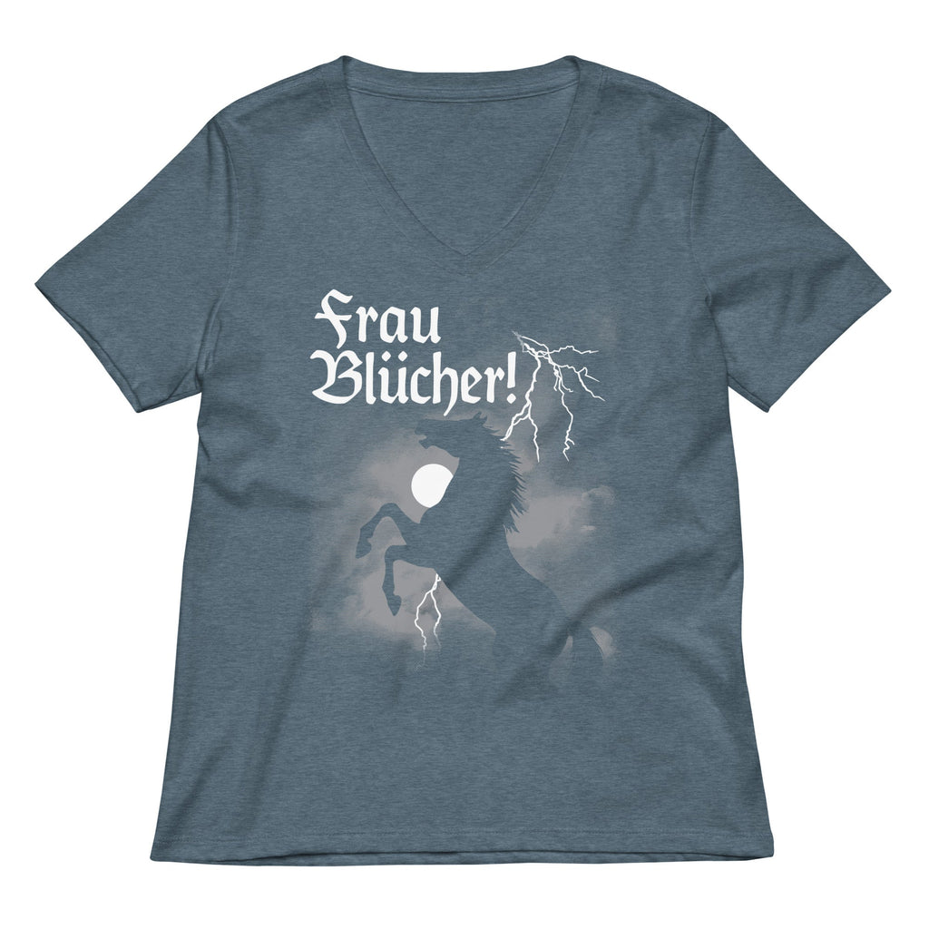 Frau Blucher! Women's V-Neck Tee