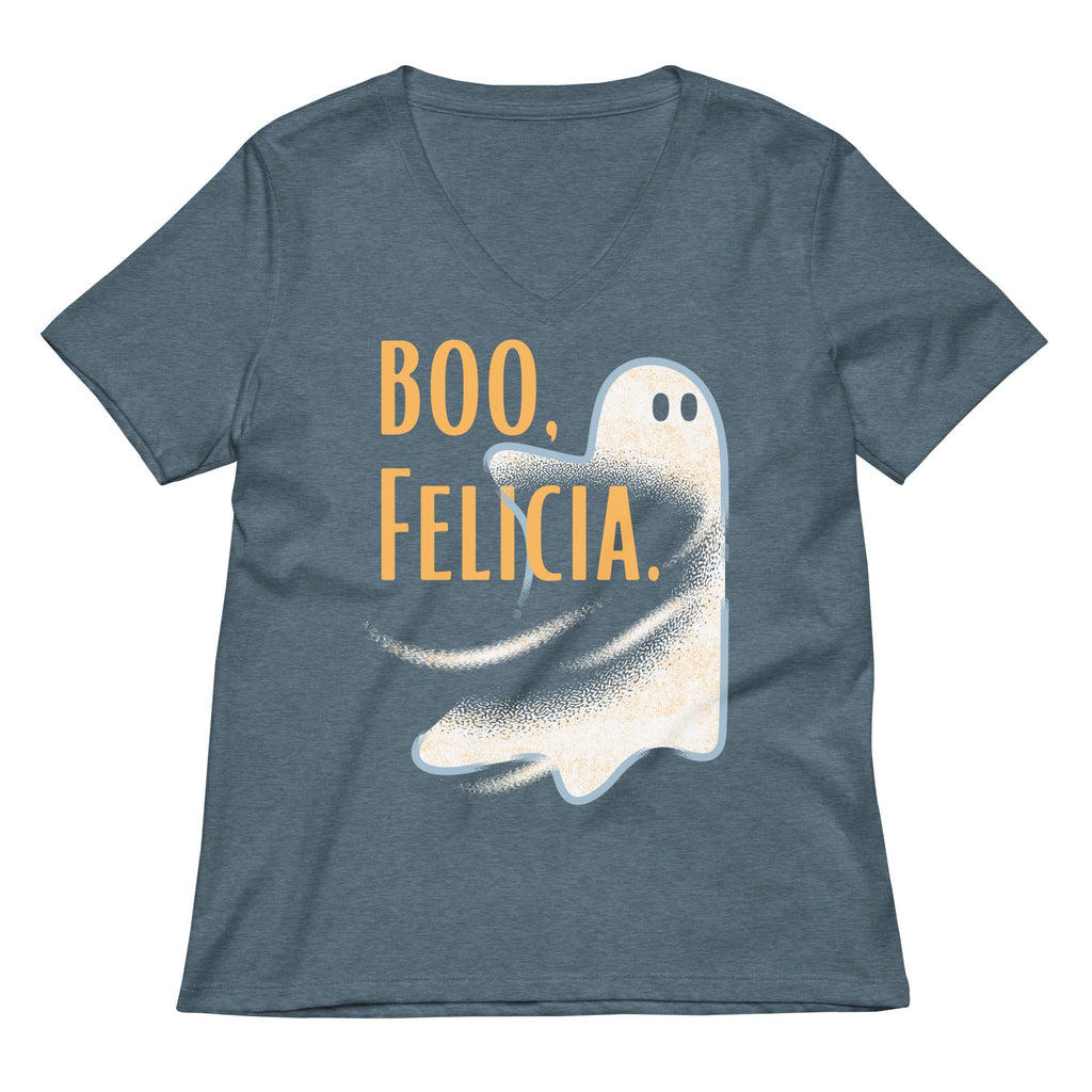 Boo Felicia Women's V-Neck Tee