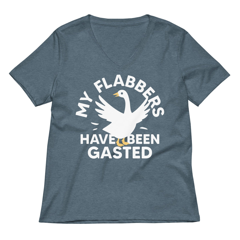 My Flabbers Have Been Gasted Women's V-Neck Tee
