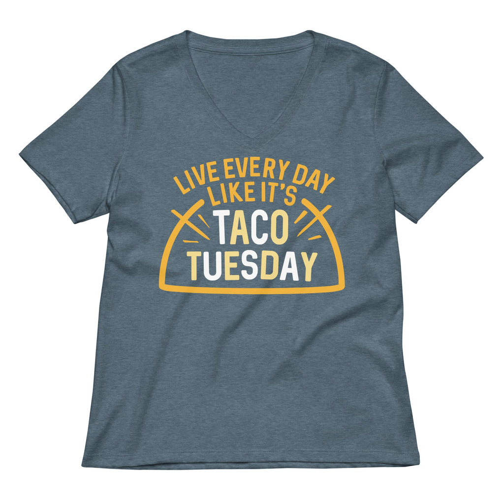Taco Tuesday Women's V-Neck Tee