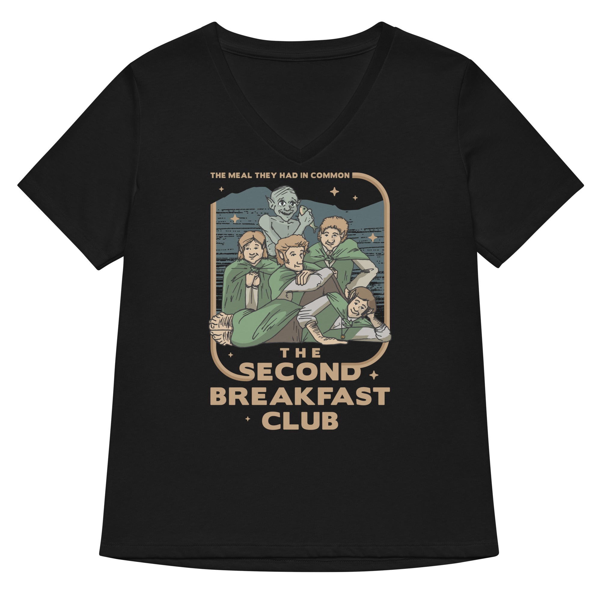 The Second Breakfast Club Women's V-Neck Tee