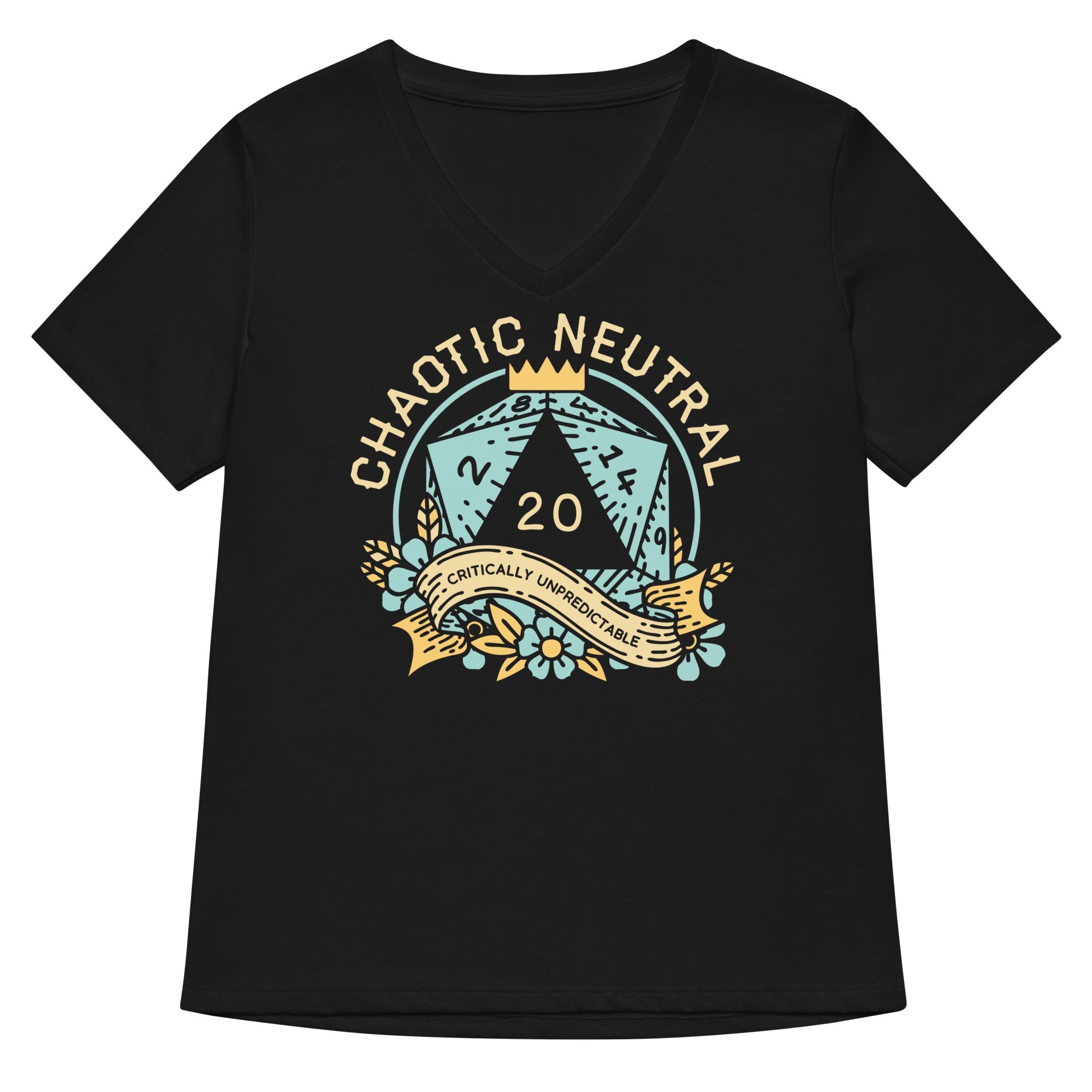 Chaotic Neutral Women's V-Neck Tee