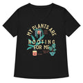 My Plants Are Rooting For Me Women's V-Neck Tee