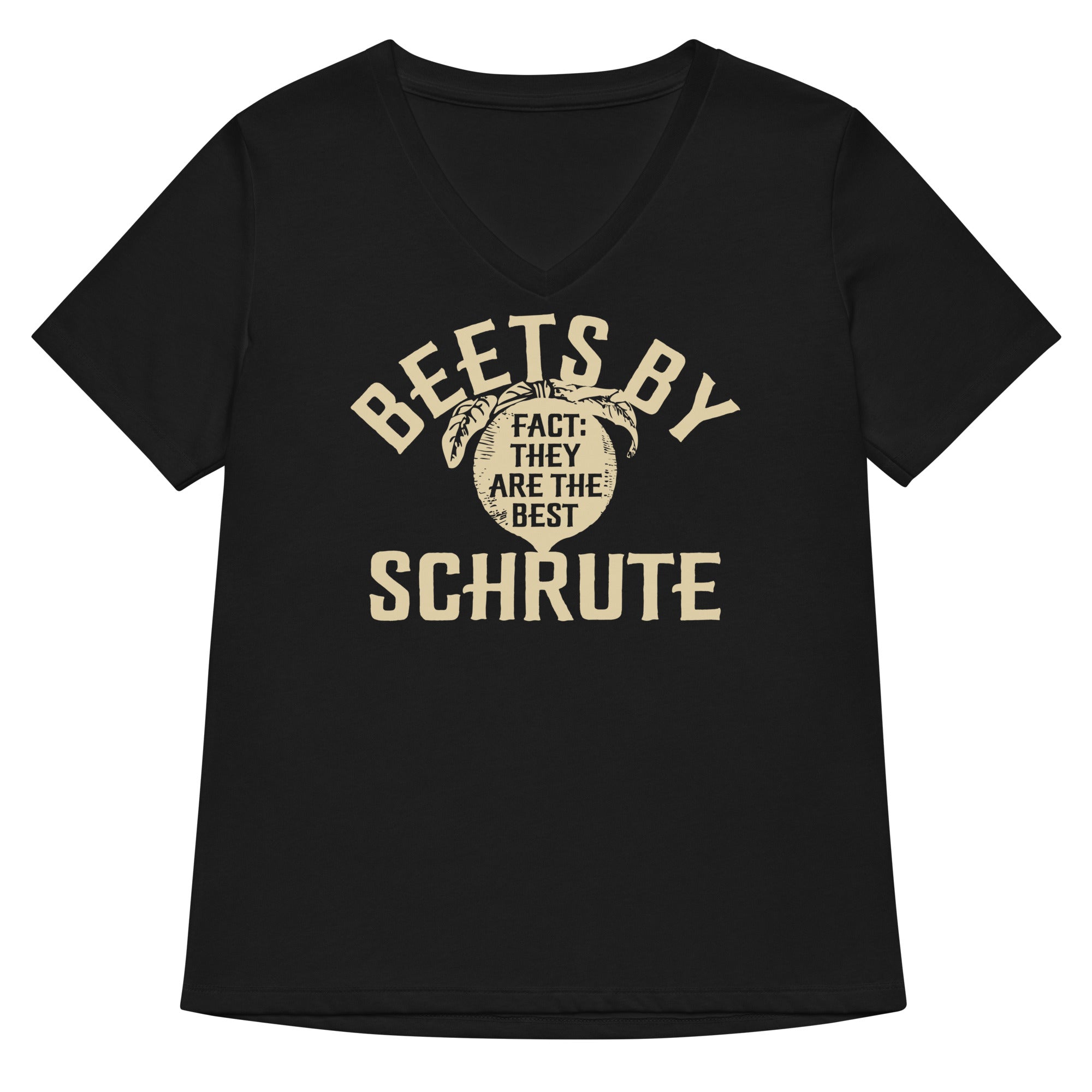 Beets By Schrute Women's V-Neck Tee