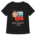 The Side Quest Club Women's V-Neck Tee