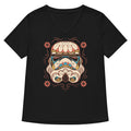 Sugar Skull Trooper Women's V-Neck Tee