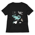 Cryptids In Space Women's V-Neck Tee