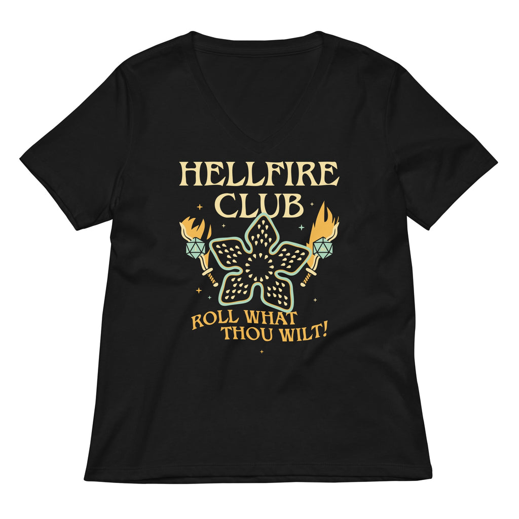 Hellfire Club Women's V-Neck Tee