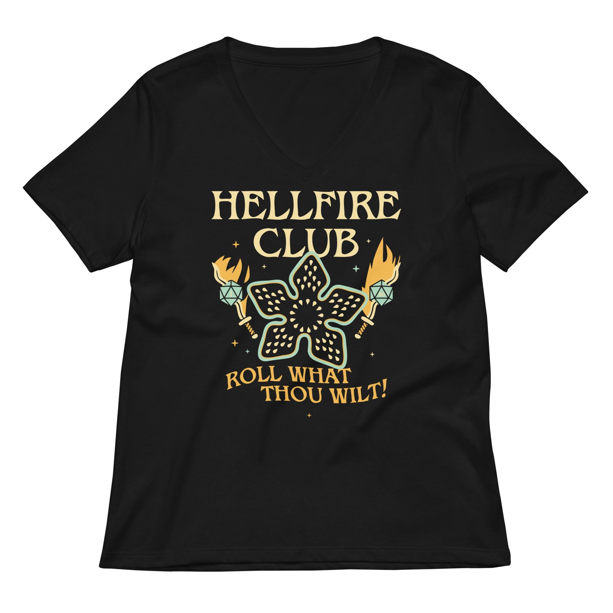 Hellfire Club Women's V-Neck Tee