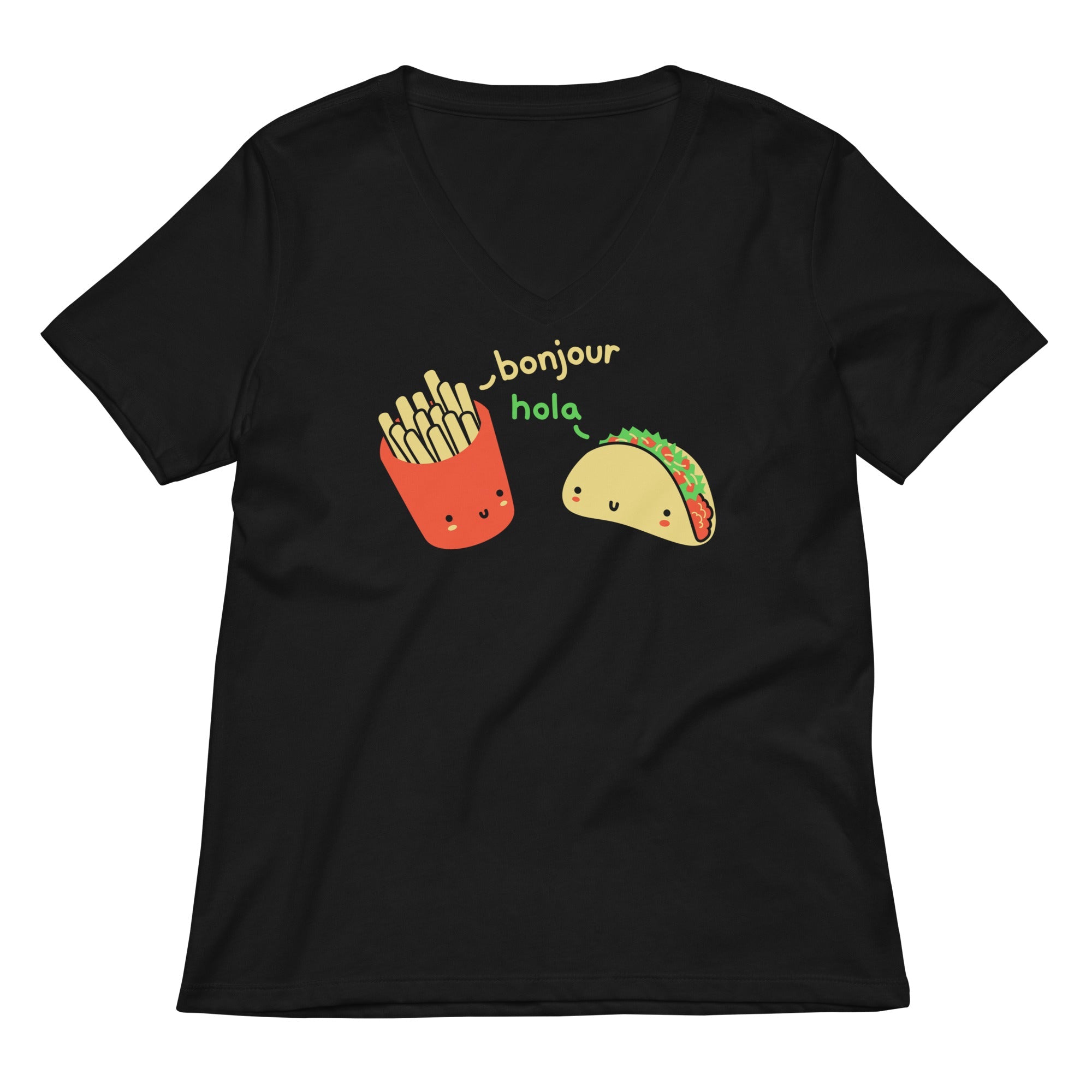 Hola Taco Women's V-Neck Tee