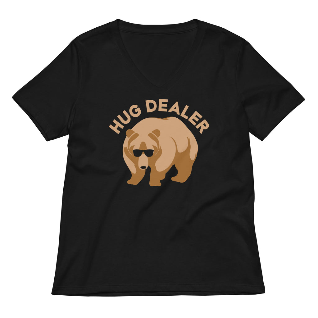 Hug Dealer Women's V-Neck Tee