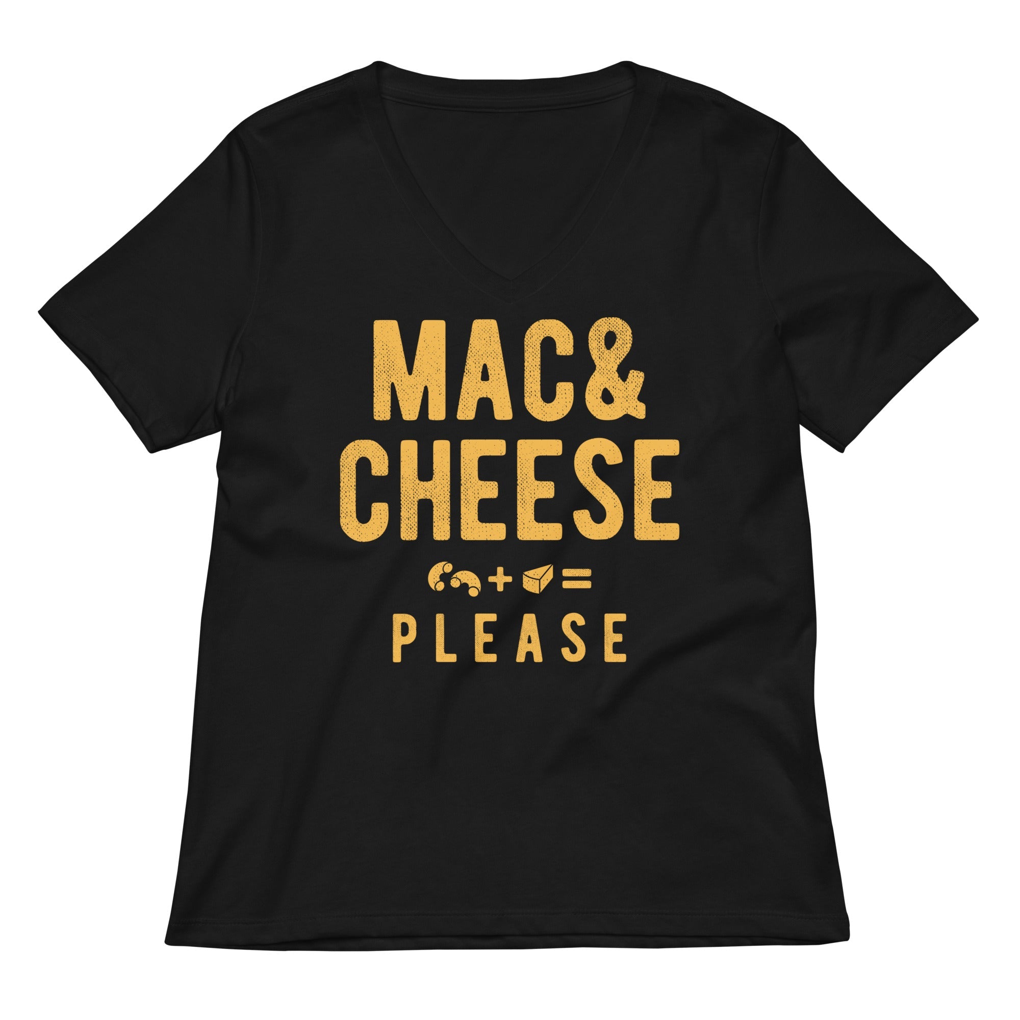 Mac And Cheese Please Women's V-Neck Tee