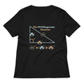 Pugthagorean Theorem Women's V-Neck Tee