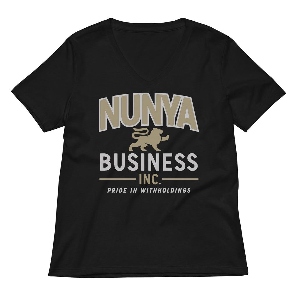 Nunya Business Women's V-Neck Tee