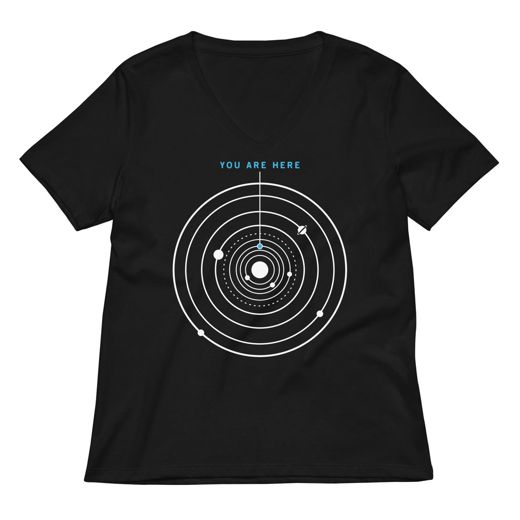 You Are Here Women's V-Neck Tee