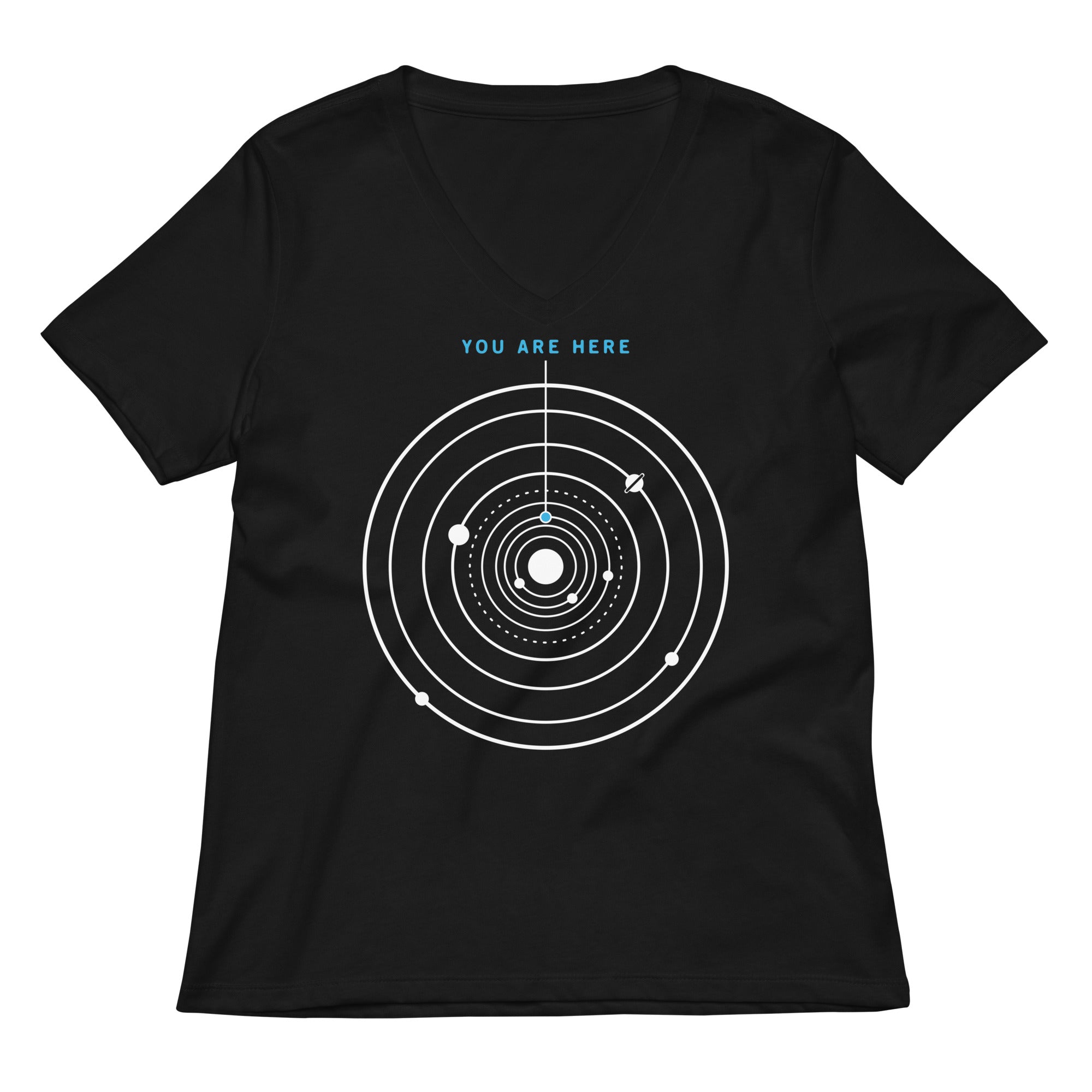 You Are Here Women's V-Neck Tee